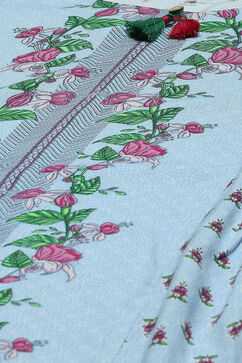 Blue LIVA Straight Kurta image number 1