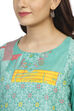 Mint Green Straight Viscose Kurta image number 1
