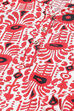 Red LIVA Kurta Set image number 1