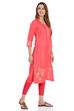 Coral Straight Viscose Kurta image number 3