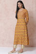 Mustard Viscose Rayon Asymmetric Kurta image number 4