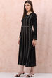 Rust Acrylic Kalidar Kurta image number 2
