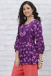 Blue LIVA Tiered Indie Top image number 0