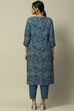 Ecru Rayon Straight Suit Set image number 4