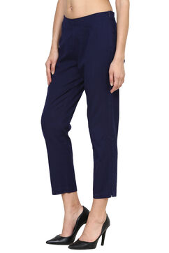 Blue Cotton Pants image number 2