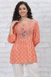 Coral LIVA Flared Indie Top image number 6