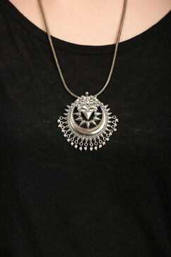 Silver & Gold Necklace image number 1