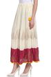 Off White Cotton Skirt image number 2