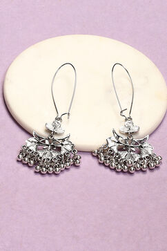 Blue Pink Alloy Earrings image number 2