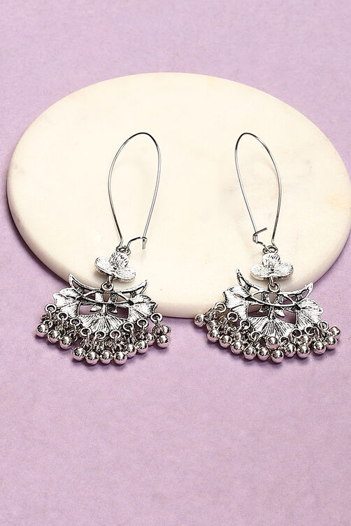 Blue Pink Alloy Earrings image number 2