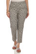 Grey Cotton Slim Pants image number 0