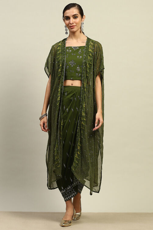 Green Printed Fusion Set image number 6