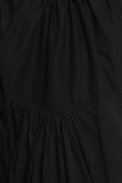 Black Cotton Fusion Pants image number 1