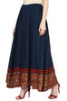 Dark Blue Cotton Skirt image number 2
