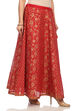 Red Poly Cotton Skirt image number 1
