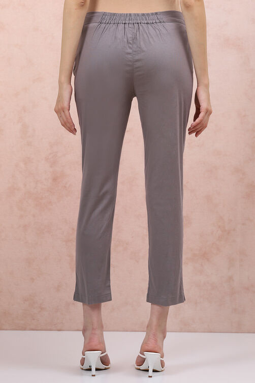 Light Pink Cotton Fusion Pants image number 1