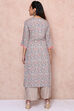 Brown Viscose Rayon Straight Suit Set image number 6