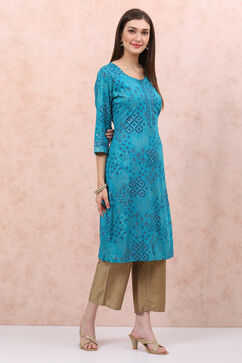 Aqua LIVA Straight Kurta image number 0