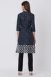 Olive Green Cotton And Cambric Straight Kurta image number 4