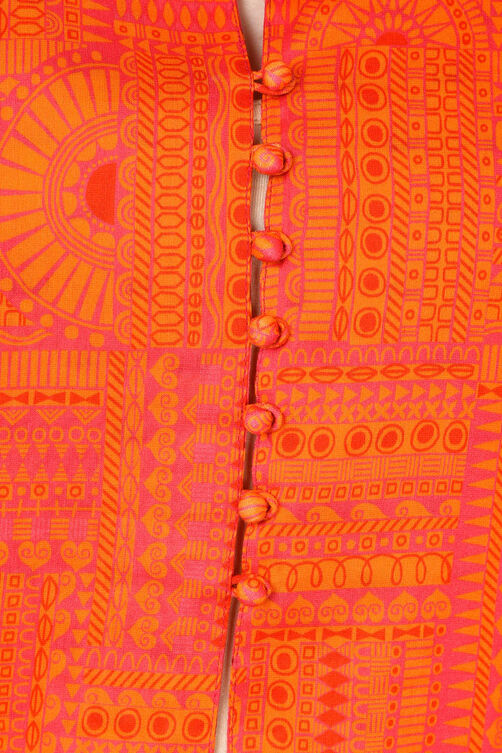 Pink Straight Polyester Jacket image number 1