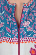 Off White Straight Rayon Kurta image number 4