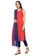 Maroon & Blue Cotton Stole image number 5