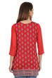 Red Short top Viscose Indie Top image number 5