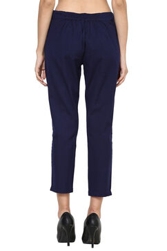 Blue Cotton Pants image number 4