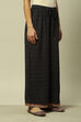Ecru LIVA Straight Printed Palazzo image number 3