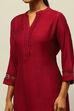 Blue Solid Straight Kurta image number 1