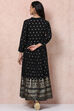 Coral Viscose Rayon Kalidar Dress image number 4