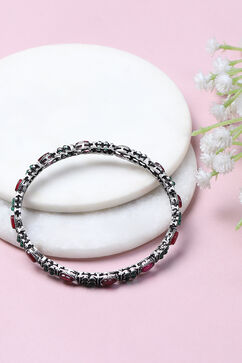 Pink-Green Alloy Bangles image number 0
