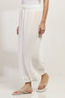 Pink Solid Straight Palazzos image number 2