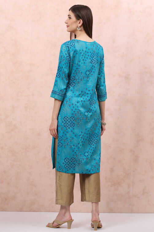 Aqua LIVA Straight Kurta image number 4