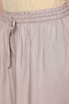 Brown Viscose Rayon Straight Suit Set image number 5