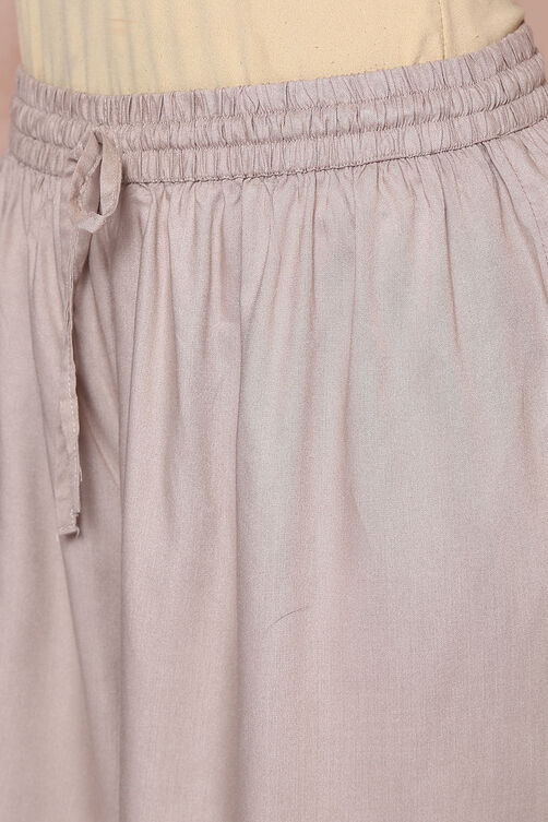 Brown Viscose Rayon Straight Suit Set image number 5