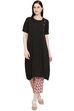 Black Viscose Straight Kurta image number 0