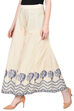 Ivory & Indigo Cotton Skirt image number 3