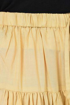 Rangriti Beige Viscose Fusion Pants image number 5