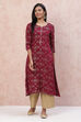 Phalsa LIVA A Line Kurta image number 4