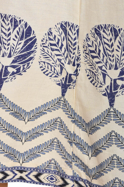Ivory & Indigo Cotton Skirt image number 6