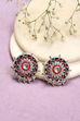 Blue Pink Alloy Earrings image number 0