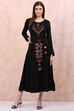 Black Acrylic Kalidar Kurta image number 0