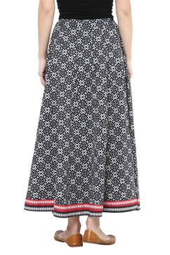 Black Cotton Skirt image number 4