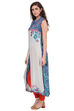 Off White Straight Rayon Kurta image number 1
