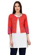 Orange Poly Cotton Jacket image number 0
