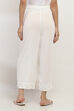 Pink Solid Straight Palazzos image number 5