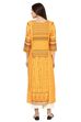 Yellow A-Line Viscose Rayon Kurta image number 5