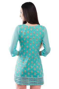 Mint Green Short top Viscose Indie Top image number 4