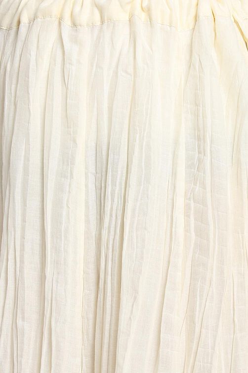 Off White Cotton Skirt image number 1